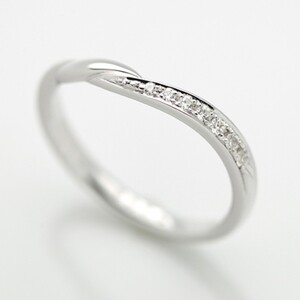 着けて過ごす毎日が楽しくなるプラチナダイヤモンドリング　FRU201L-D7