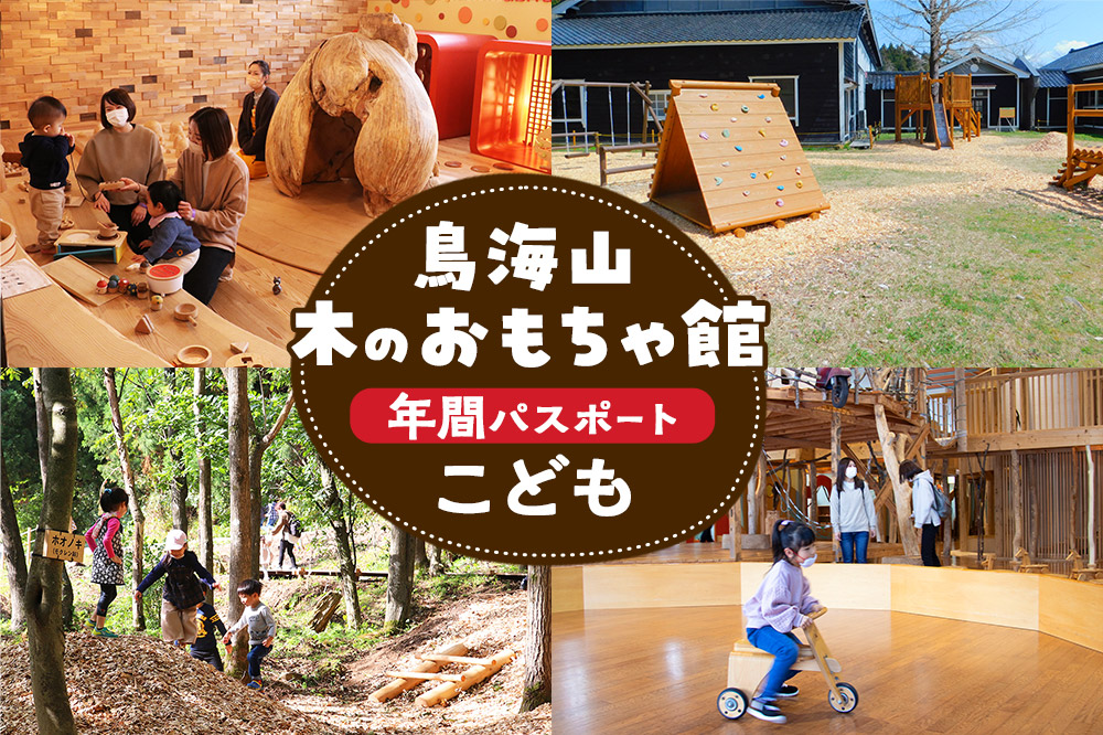 鳥海山 木のおもちゃ館　年間パスポート（こども） [鳥海山 木のおもちゃ館 施設 チケット 秋田 遊び場]