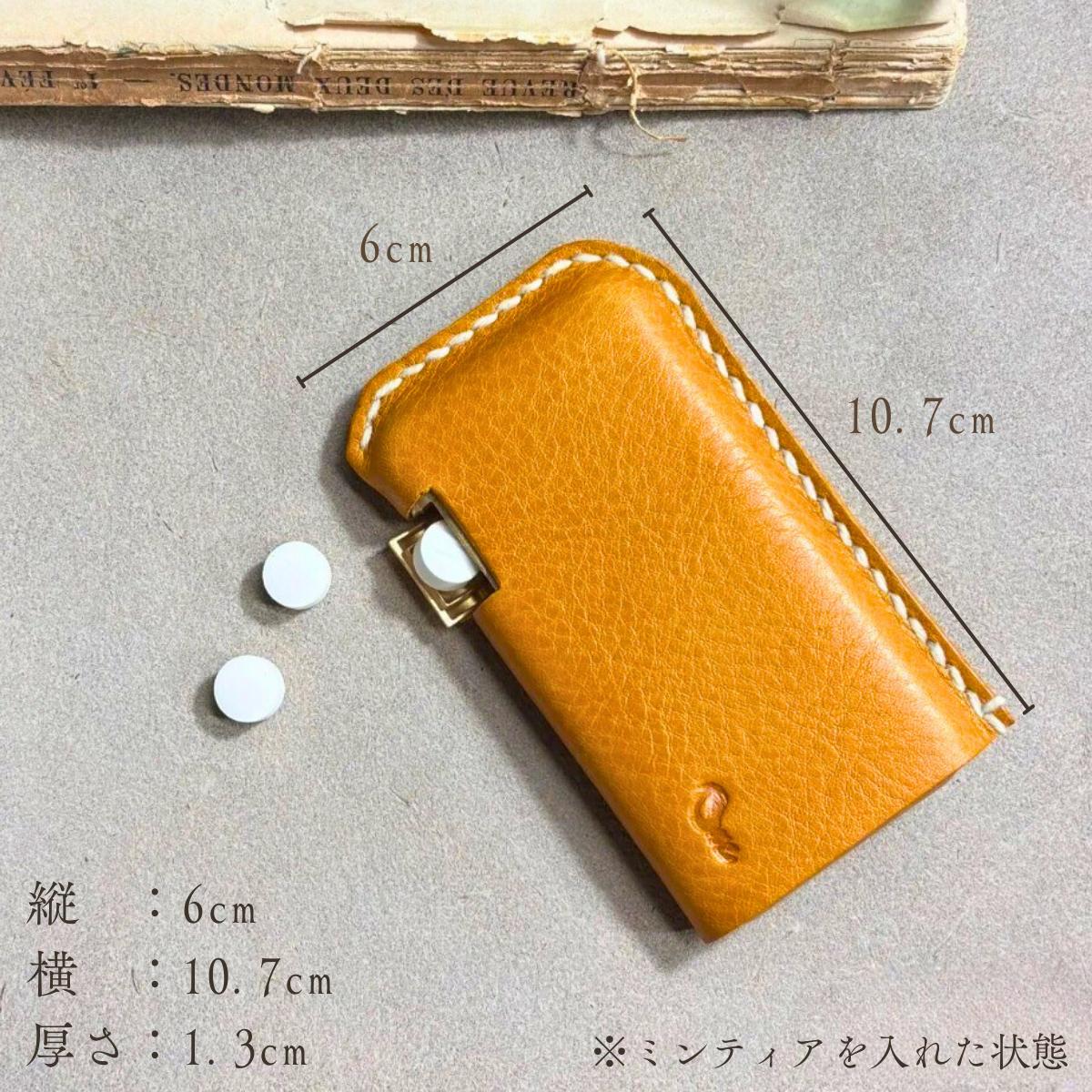 ケース ミンティア「ブリーズ」ケース マスタード ケース けーす ミンティアブリーズ みんてぃあぶりーず ミンティアケース