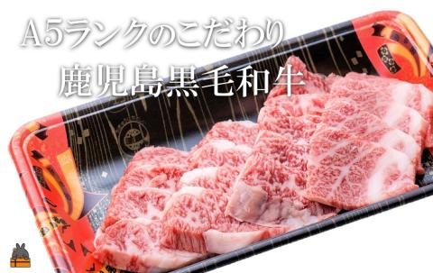 A5ランク THE鹿児島黒毛和牛霜降り焼肉400g（200g×2P） ( 鹿児島黒毛和牛 A5 牛肉 ビーフ 贅沢 極上 こだわり プレミアム 徳之島 鹿児島 美味しい 赤身 脂身 カミチク 幸せ )