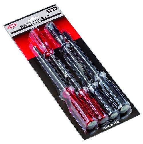 TONE トネ 貫通ドライバーセット KD6　工具　TONE　トネ 15001-30025286｜トルクレンチ デジタル 工具 整備士 自動車 バイク DIY 日本製 メンテナンス