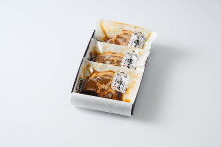 豚肉の甘露煮（肩ロース）3食入 ～茨城県の銘柄豚『常陸の輝き』使用～ 【古河ブランド認証品】 | 豚の甘露煮 ぶた ブタ 甘露煮 かんろに カンロニ 甘い ご飯のお供 贈答 ギフト 茨城県 古河市 _