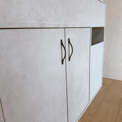 ふるさと納税 入間市 【完成品お届け】シャンプーキャビネット　コンクリート調　サイズオーダー  na296 |  | 03