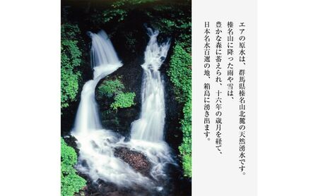群馬の名水 箱島湧水 エア8L 計4本（2本×2回）ウォーターサーバー 対応ボトル 飲料 ドリンク 飲料類 水 ミネラルウォーター 名水 天然水 飲み物 産地直送 