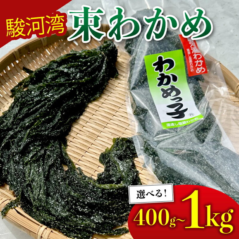 【ふるさと納税】 わかめ 駿河湾 束 わかめ 400g ~ 1kg 200g × 2袋 ~ 5袋 海藻 海産物 海鮮 魚介 ワカメ 若布 味噌汁 スープ 鍋 サラダ 刺身 酢のもの 家庭用 ギフト プレゼント 贈答 八木康 静岡県 牧之原市 産地直送