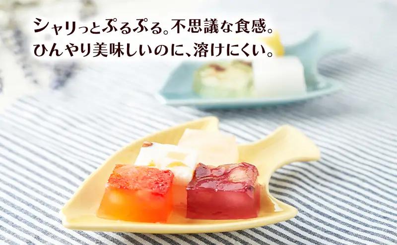 【溶けない!? 新食感】葛アイス「シャリぷる」ミニアソート20個入 ひんやり、ぷるぷる、食べ比べ 夏のデザート ［菓子舗 木村屋］【 お菓子 スイーツ ぷるぷる 小分け 食べ比べ いちご みかん 桃 