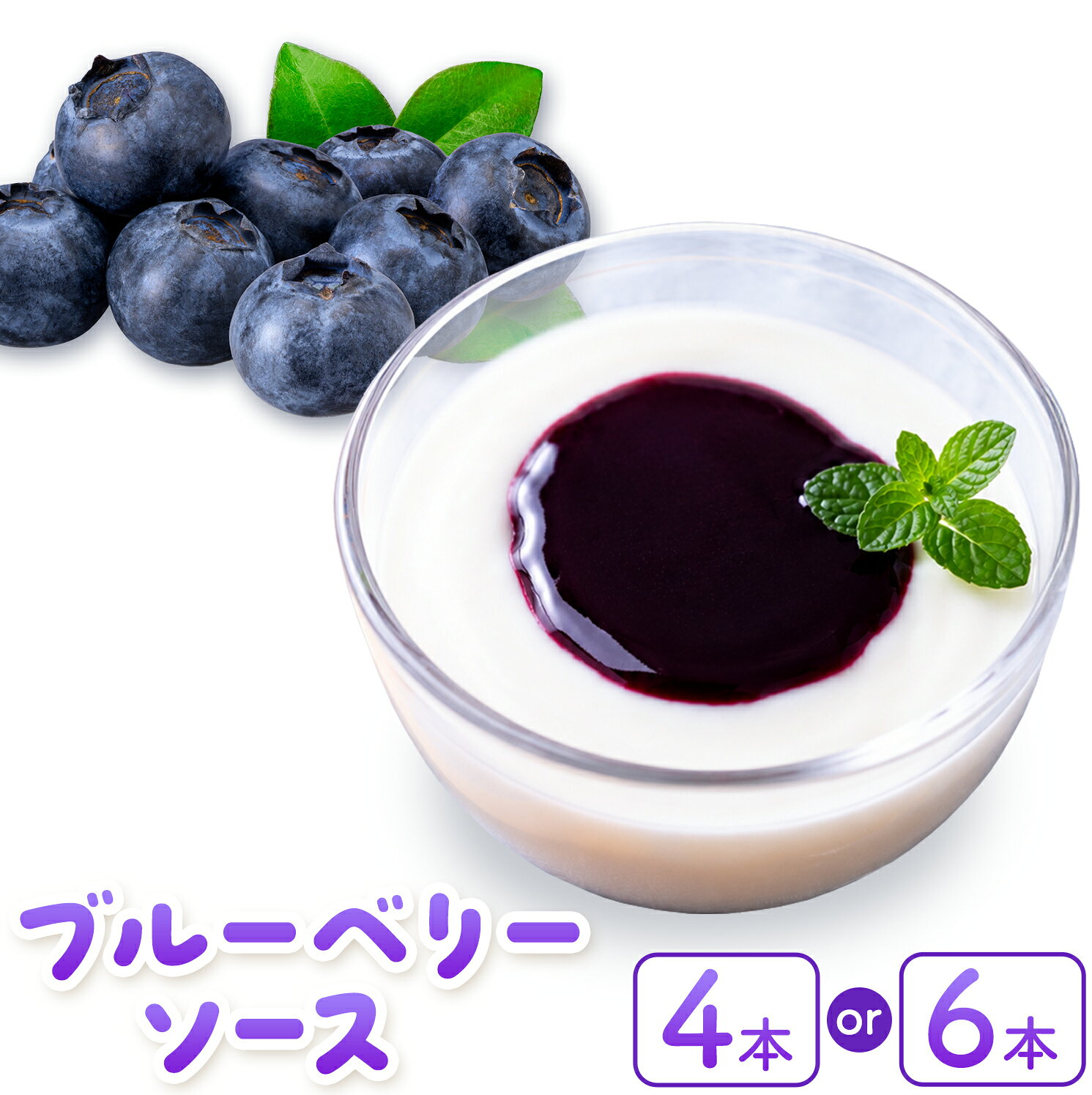 【ふるさと納税】ブルーベリー ソース 170g 選べる 4本 6本 田野農園《30日以内に出荷予定(土日祝除く)》鹿児島県 さつま町 ベリー 果物 くだもの フルーツ ジューシー 送料無料
