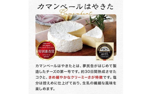 ＜世界チーズコンテスト受賞＞夢民舎はやきたチーズ大人気セット_ チーズ セット カマンベール スモーク モッツァレラ カチョカバロ 詰め合わせ 食べ比べ 贈答 ギフト 人気 国産 北海道 産地直送 人