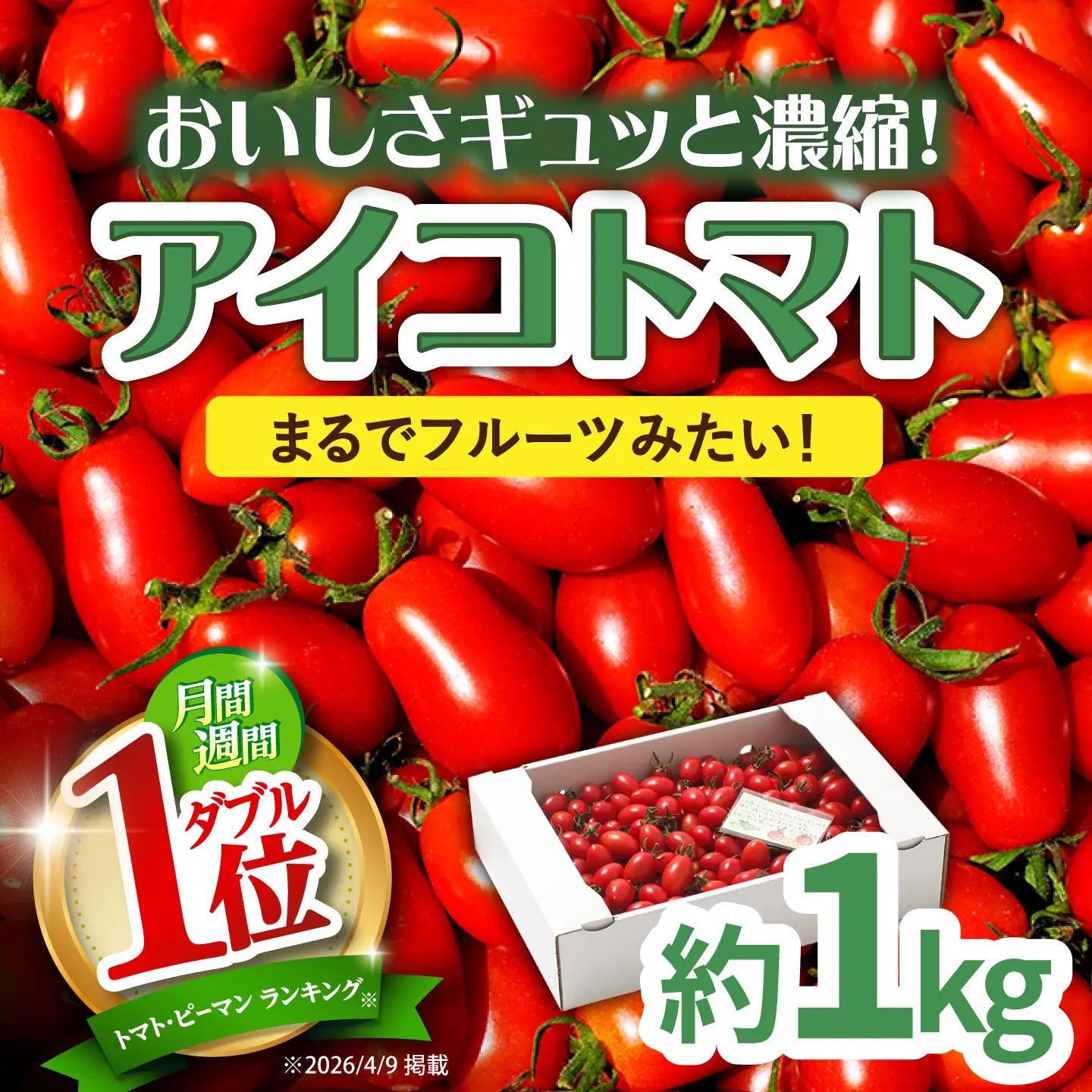 完熟アイコトマト 約1kg [SCB039] トマト