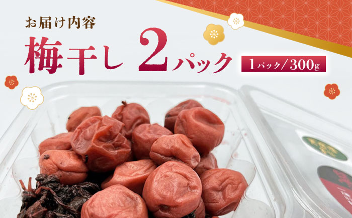 【数量限定】梅干し 300g×２P【株式会社 夢アグリ】 [ZCL014]