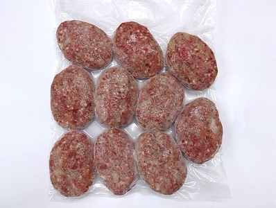 （冷凍） 牛壱 国産牛100％ ミニハンバーグ 75g×10個 ／ 手ごね 個包装 小分け ハンバーグ 淡路島産玉ねぎ 歩商事 自家製タレ 贈答用 ギフト 煮込み お弁当 奈良県 田原本町
