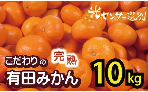 
										
										【2025年1月発送予約分】【農家直送】【家庭用】こだわりの有田みかん 約10kg＋300g(傷み補償分) 有機質肥料100%【2025年1月発送】【nuk101-3B】
									