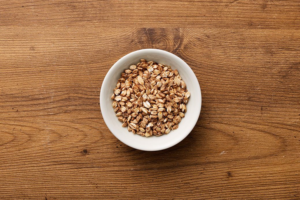 食物繊維たっぷりもち麦！皮付き押し麦 350g 健康 食物繊維 もち麦 押し麦 熊本県 水上村