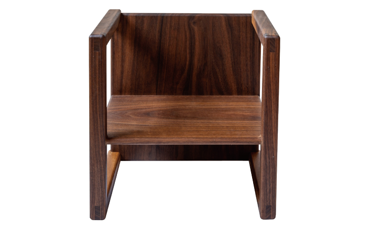 3way キッズチェア ウォールナット 幅:32cm 奥行き:25cm 高さ:32cm 重さ:2kg ベビーチェア ローチェア チャイルドチェア 子供椅子 イス 子供用 椅子 名入れ可能 名前入れ 木