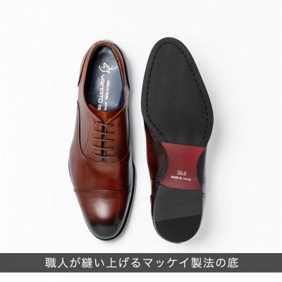 ふるさと納税 大和郡山市 ヤマトイズム 25.5cm Cブラウン ビジネスシューズ 紳士靴 牛革 YAP400 倭イズム |  | 02