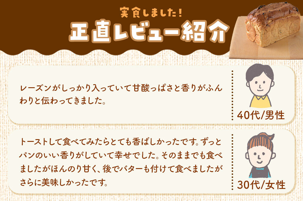 パン好きに贈るレーズンブレッド（2斤）《冷凍パン》 [レーズンブレッド レーズンパン レーズンブレット]