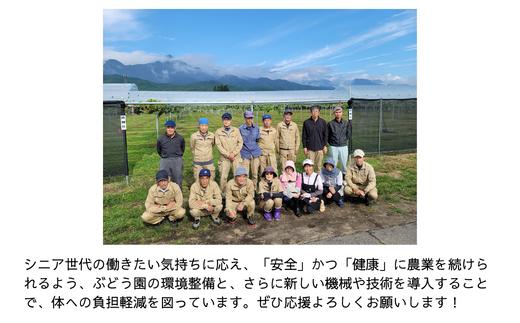 タケムラファームでは、ぶどう園をはじめ、様々な農産物を栽培しています。