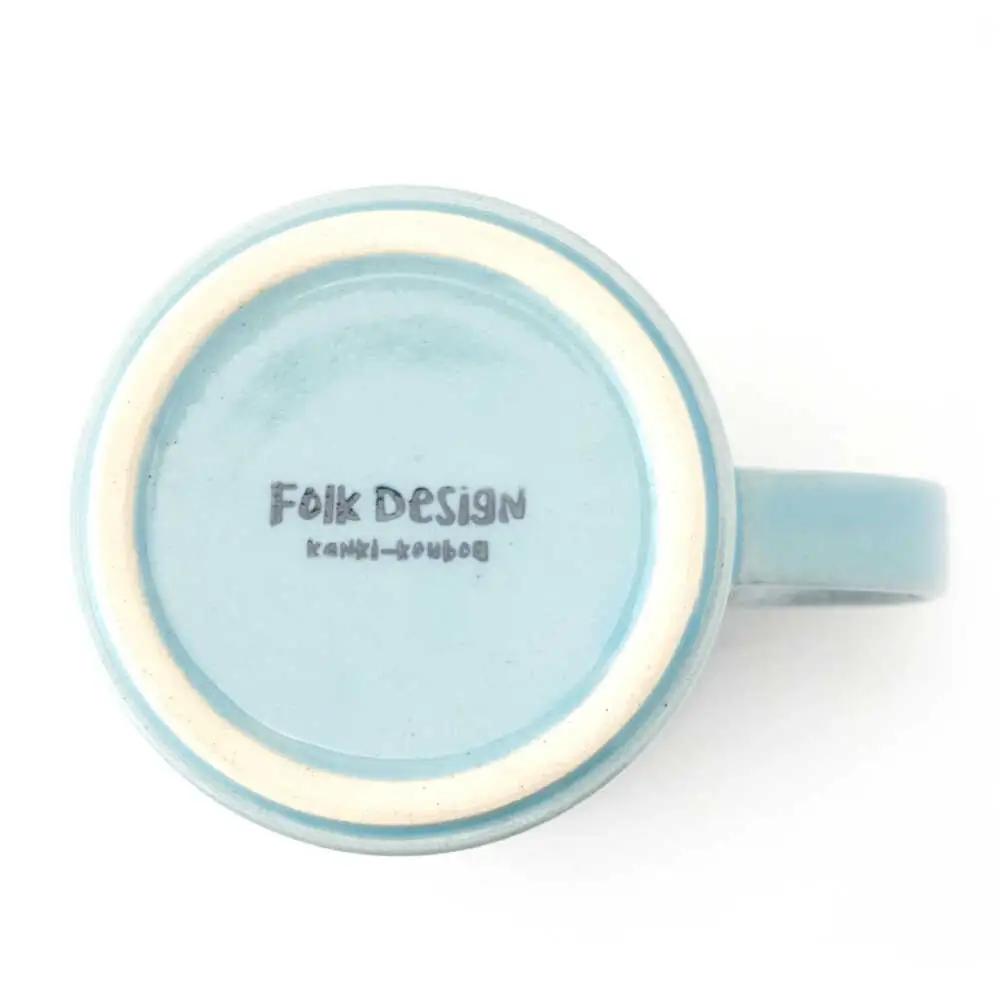 【波佐見焼】Folk Design トールマグ 青釉白唐津流し 1点【玉有】[IE64]