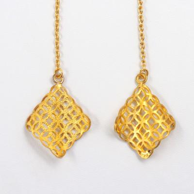 ふるさと納税 山梨県 【山梨県】【ジュエリー】K24 noble/ノーブル ピアス |  | 02