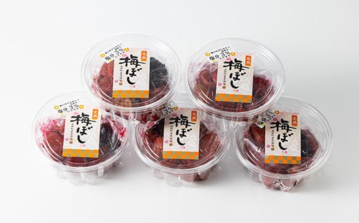 青森県南部町産 完熟豊後梅の梅干し 1.5kg（300g×5個） 【村井青果】 塩分控えめ まろやか 塩分3% 大粒 青森県 南部町 F21U-720