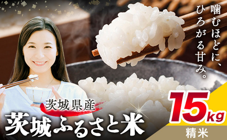 米白米15kg【茨城県共通返礼品】