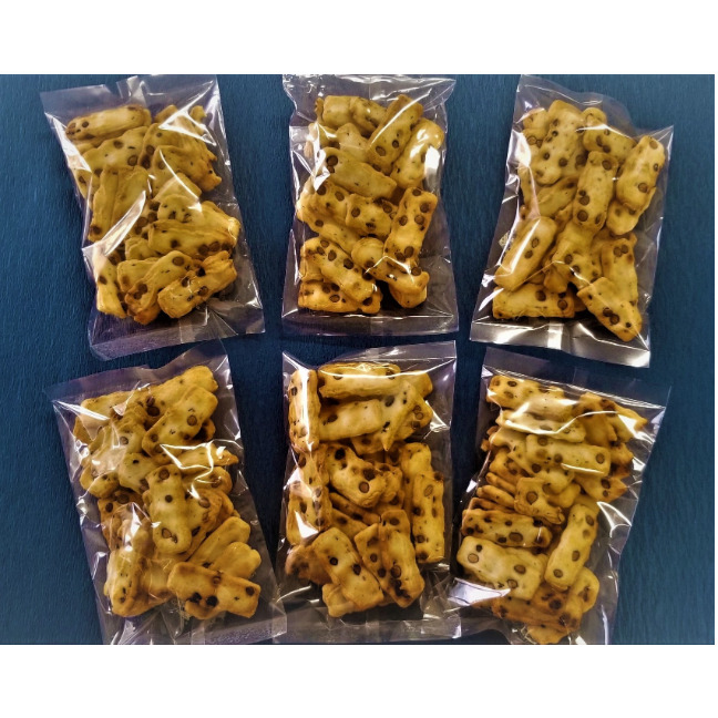 【期間限定】無選別 丹波黒豆おかき  合計840g（140g×6袋） 099H2072_イメージ5