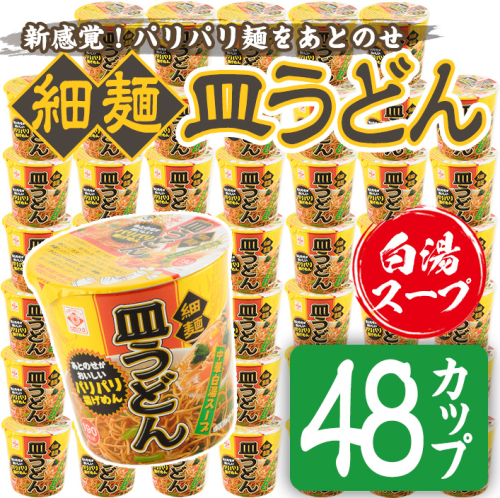 No.519 お好みで食べ方選べる♪カップ皿うどん(41.3g×48個)【ヒガシマル】