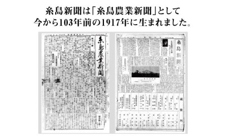 糸島新聞1カ月間お試し購読 福岡県糸島《糸島》[ADF008] 新聞 地方新聞 ペーパー ローカル 情報誌 定期購読