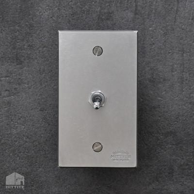 ふるさと納税 木津川市 HITTITEのステンレス製　トグルスイッチA(1口長方形)