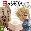 【ふるさと納税】令和6年産 新米 長谷川農園の コシヒカリ 白米 10kg【お米 こしひかり 10キロ 精米 ブランド米 ふるさと納税米 産地直送】