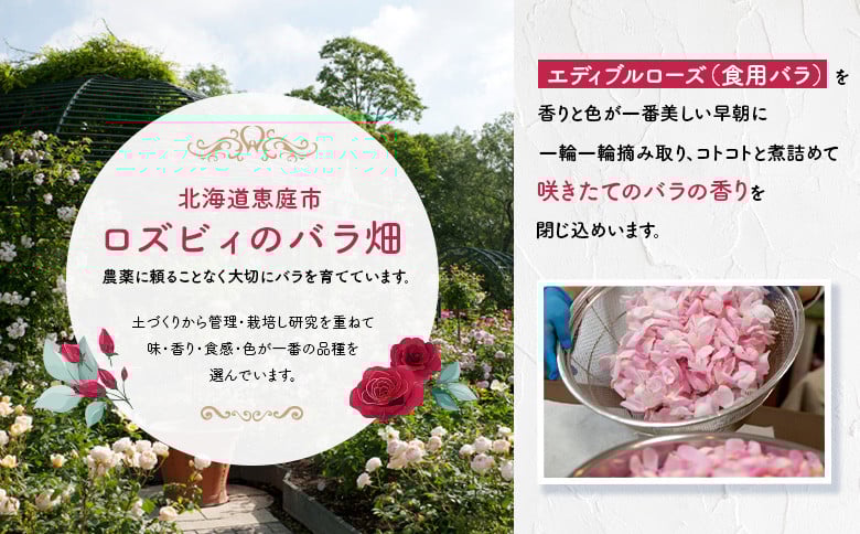 薔薇のコンフィチュールプチ（ピンクブロッサム）30g×1個