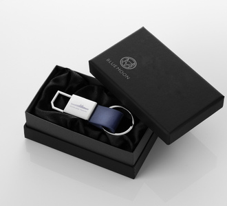 戦艦大和牛革キーホルダー／ネイビー ku186-044-r