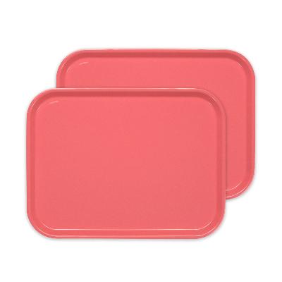 ふるさと納税 海南市 和歌山県海南市 カラフルピノトレー L 39cm ピンク 2枚組 4拍子揃った定番トレー