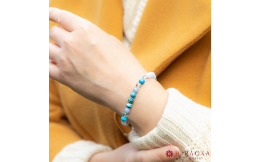 夫婦仲改善パワーストーンブレスレット(家庭円満01)･6mm玉 (16.8cm)