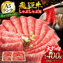 【ふるさと納税】【6回定期便】A5ランク 飛騨牛 しゃぶしゃぶ用 400g（200g×2）総計2,400g【有限会社マルゴー】牛肉 和牛 国産 [MBE068]