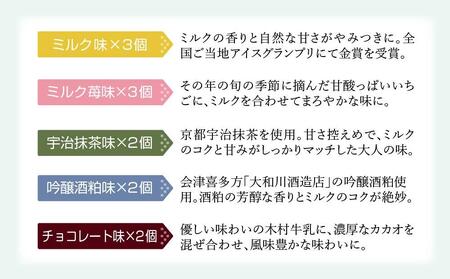 手作り ジェラート 12個セット 命の雫 木村ミルク アイス ジェラート