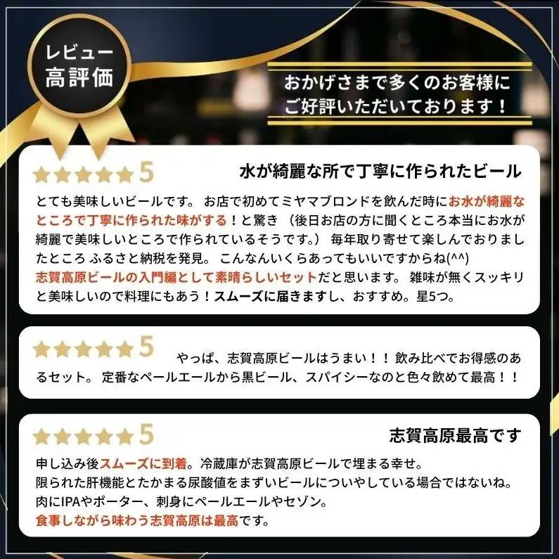定期便 6ヶ月 クラフトビール 志賀高原ビール 6本 セット 玉村本店 クラフトビール