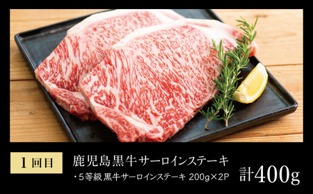 【JA食肉かごしま】鹿児島黒牛お試し定期便（全3回） 和牛日本一の「鹿児島黒牛」 お肉 ステーキ すき焼き しゃぶしゃぶ 国産 黒毛和牛 和牛 牛肉 冷凍 定期便 JA食肉かごしま 南さつま市