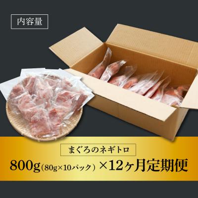 ふるさと納税 田野町 〜四国一小さなまち〜≪カネアリ水産≫まぐろのネギトロ 800g(80g×10パック)★12ヶ月定期★ |  | 03