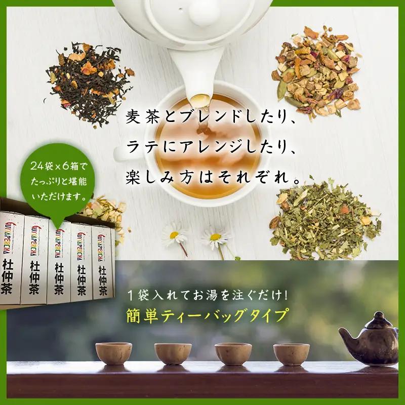 「全6回定期便」杜仲茶(24P×6本セット )×6回  2ヶ月に1回お届け