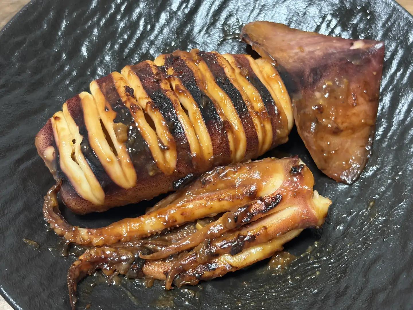 イカ味噌バター醤油焼（姿200g×3）【冷凍　マイカ　いか　いか焼き　イカ焼き　ふるさと納税　おすすめ　返礼品　人気　北海道産　海産物】(AM0017)