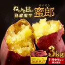 【 予約受付中・2023年11月中旬頃より順次発送 】 さつまいも 蜜郎 3kg ｜ 蜜芋 ねっとり 甘い 熟成 国産 スイーツ 焼き芋 焼芋 焼きいも おやつ 天ぷら 干し芋 産地直送