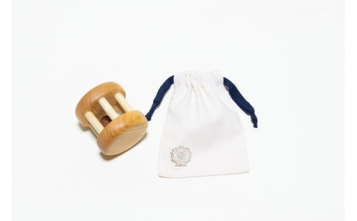 木のおもちゃ コロコロ 木製 知育玩具 赤ちゃん ベビー 男の子 女の子 ギフト プレゼント 贈り物 出産祝い 誕生日祝い 日本製 手作り のし 受注生産 山のくじら舎 0歳 1歳 2歳 転がす 音 