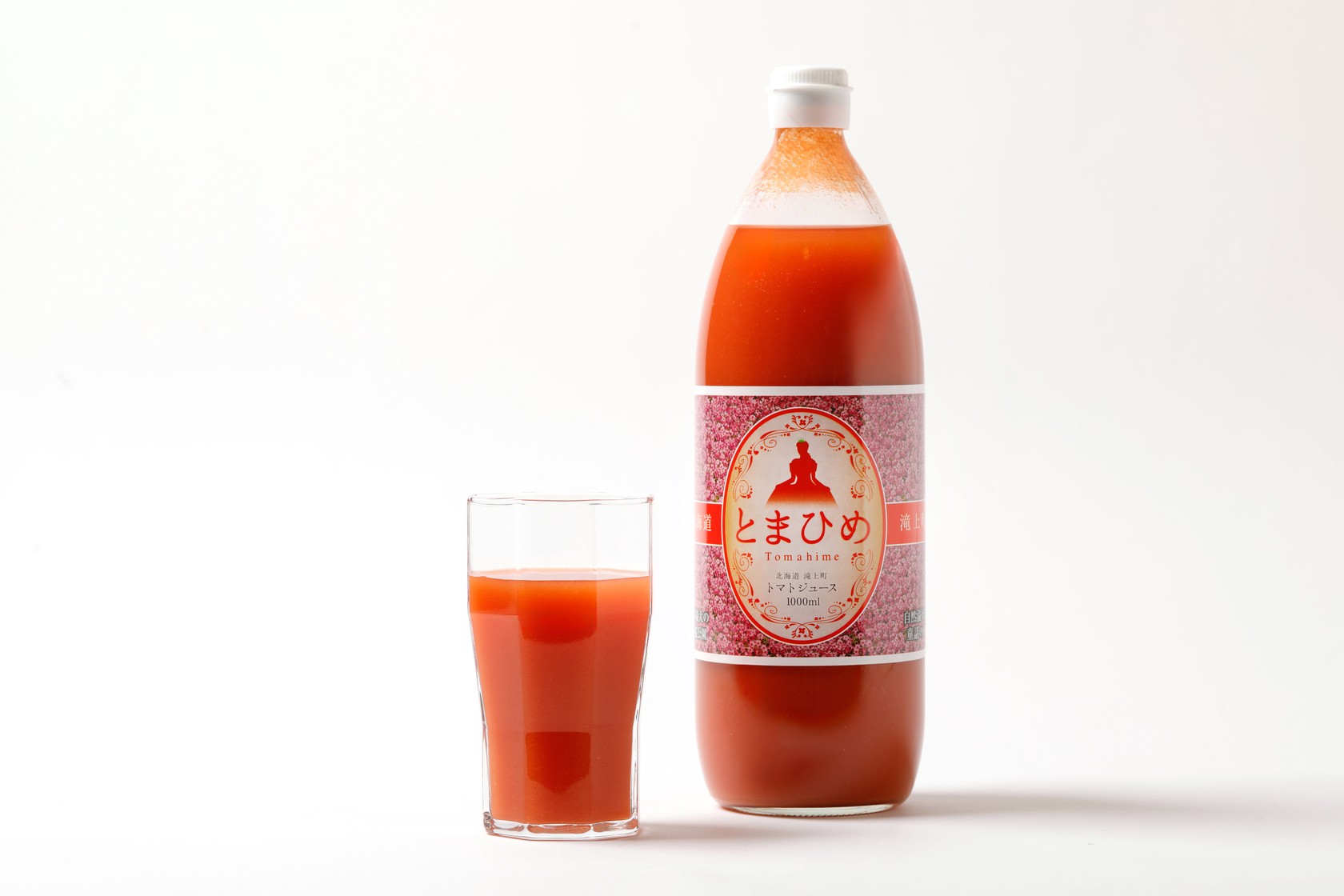 たきのうえ産トマトジュース「とまひめ」1,000ml×４本　年6回(偶数月)定期配送