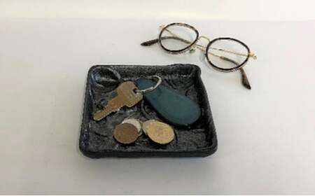 【高岡銅器】高岡金工いちょう皿（角） 民芸品 工芸品 伝統技術 食器 雑貨 日用品  FAD-0643