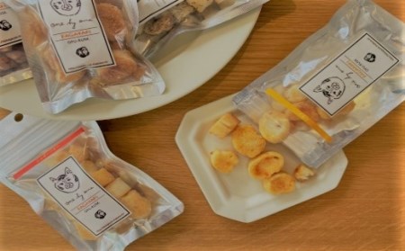 〈福祉施設提供〉サクッ＆とろっ食感！お麩ラスク３袋アソートセット_0059-003-T04