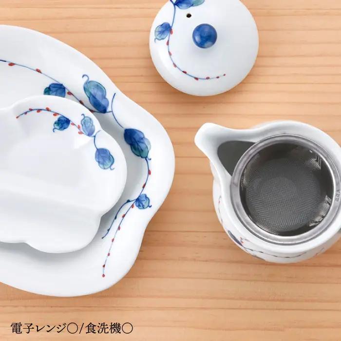 【波佐見焼】水引草おうちセット マグカップ ティーポット プレート 箸置き 食器 皿 【松幸陶芸】 [HB21] 波佐見焼
