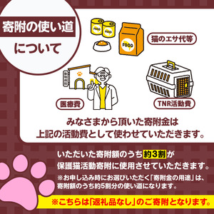 ≪お礼品なし≫保護猫 活動支援(1口：3,000円) 猫 ねこ ネコ 地域猫 野良猫 のらねこ さくら猫 保護 支援 保護猫活動 里親 動物保護 保護活動支援 ペット保護 支援活動 返礼品なし ボラン