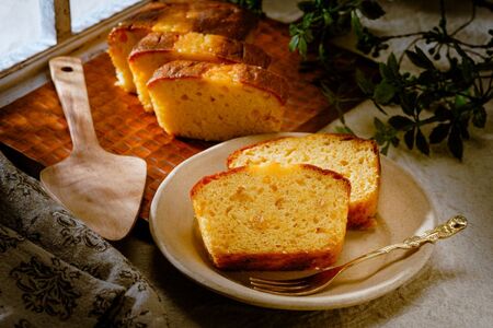 プレミアム梨パウンドケーキ 3本パック (化粧箱なし) | 埼玉県 東松山市 ケーキ なし ナシ フルーツ ギフト 焼き菓子 おやつ デザート 梨 ギフト 父の日 母の日 贈答品 敬老の日 甘い 減無