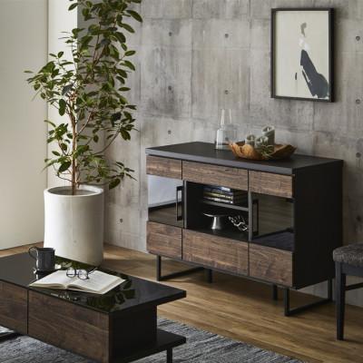 ふるさと納税 大川市 幅110キャビネット　ヴォルトNA/BR　国産・大川家具 |  | 01